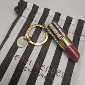 Henri Bendel Lipstick Keychain GUC